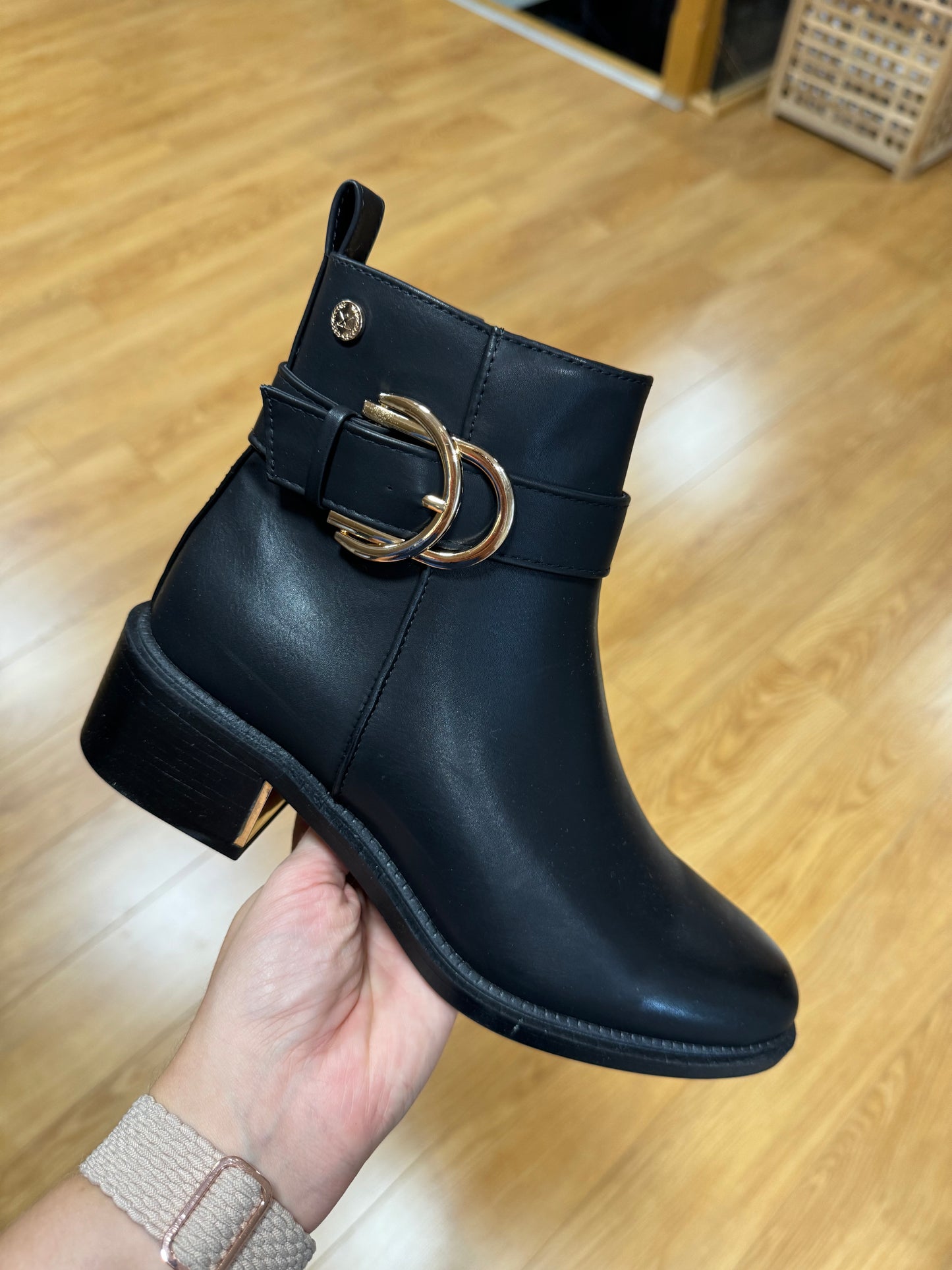 XTI Black Ankle Boot