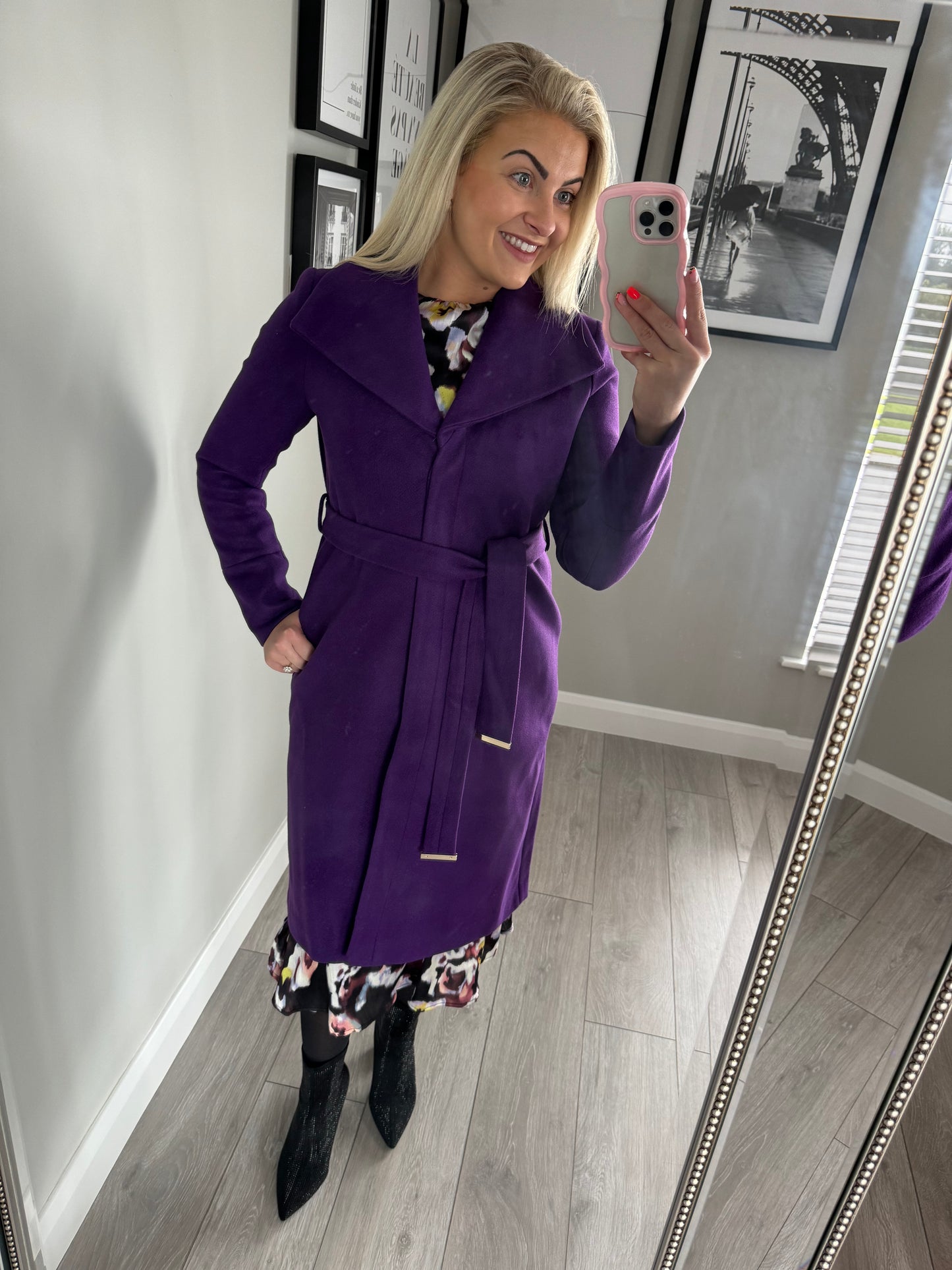 Rant & Rave Bernie Purple Coat