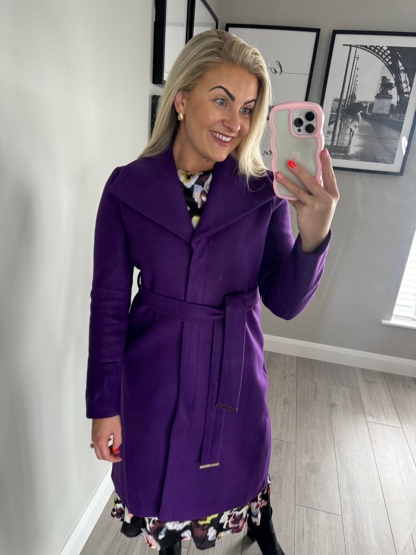 Rant & Rave Bernie Purple Coat