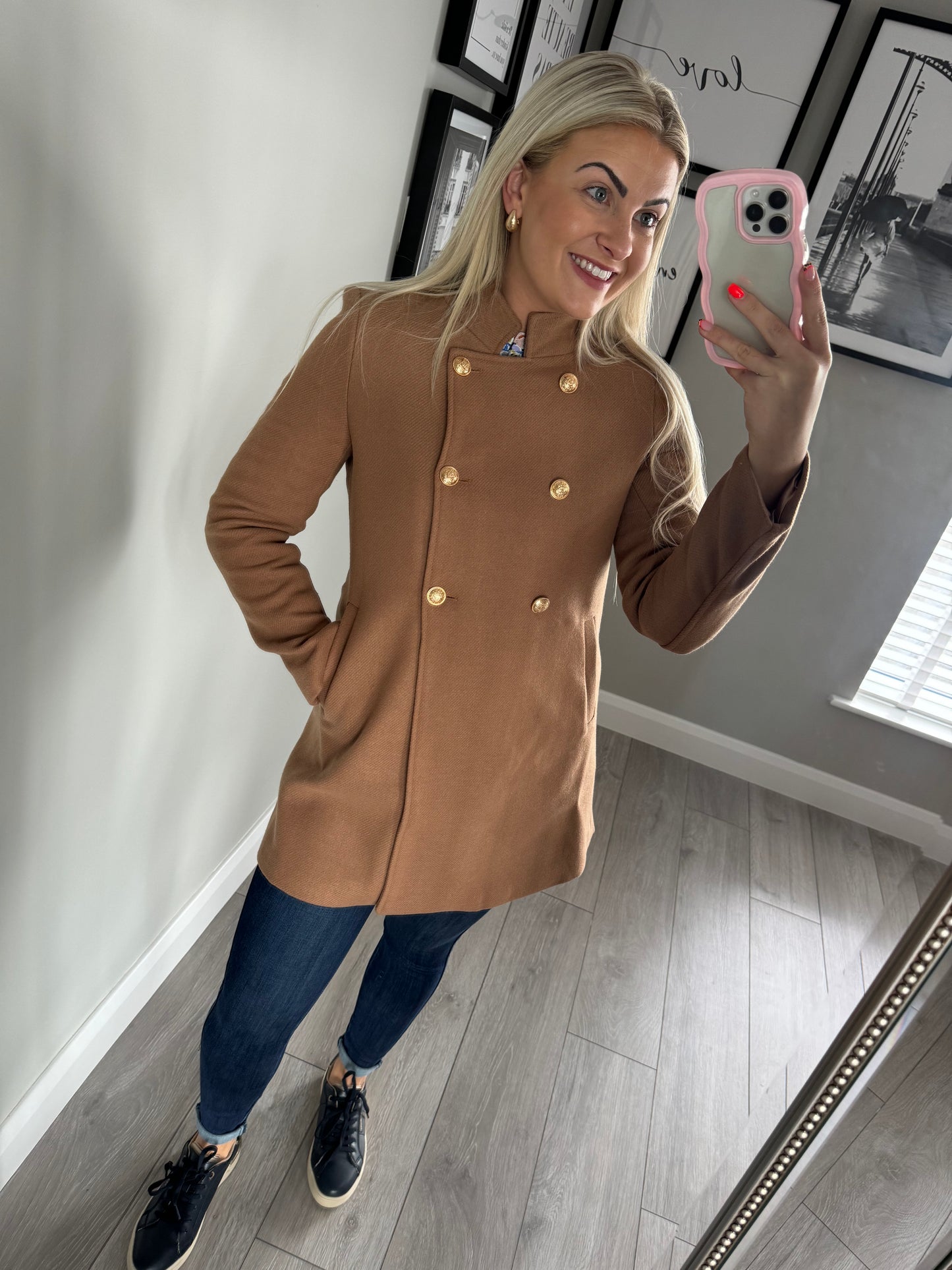 Rant & Rave Ashley Camel Coat