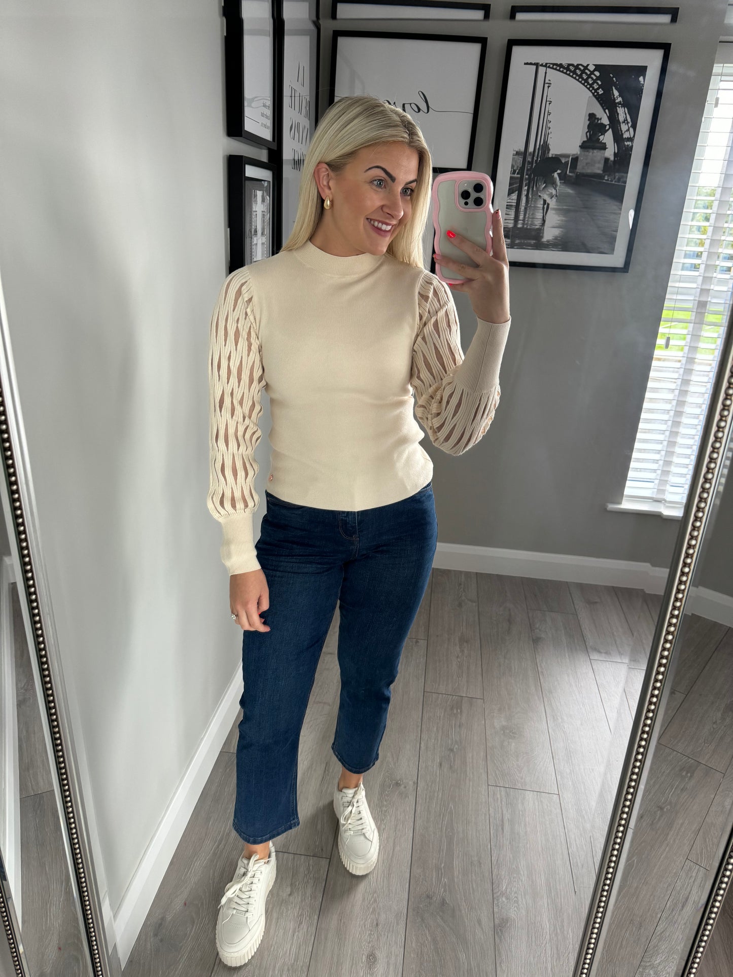 Rant & Rave Nicole Cream Jumper