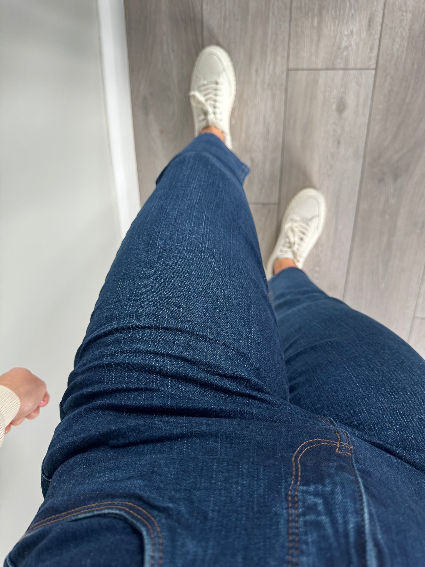 Rant & Rave Jolene Mid Blue Mom Jean