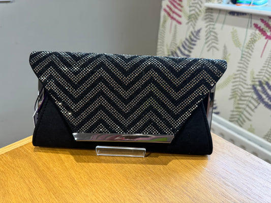 Lotus Eloise Black Clutch Bag