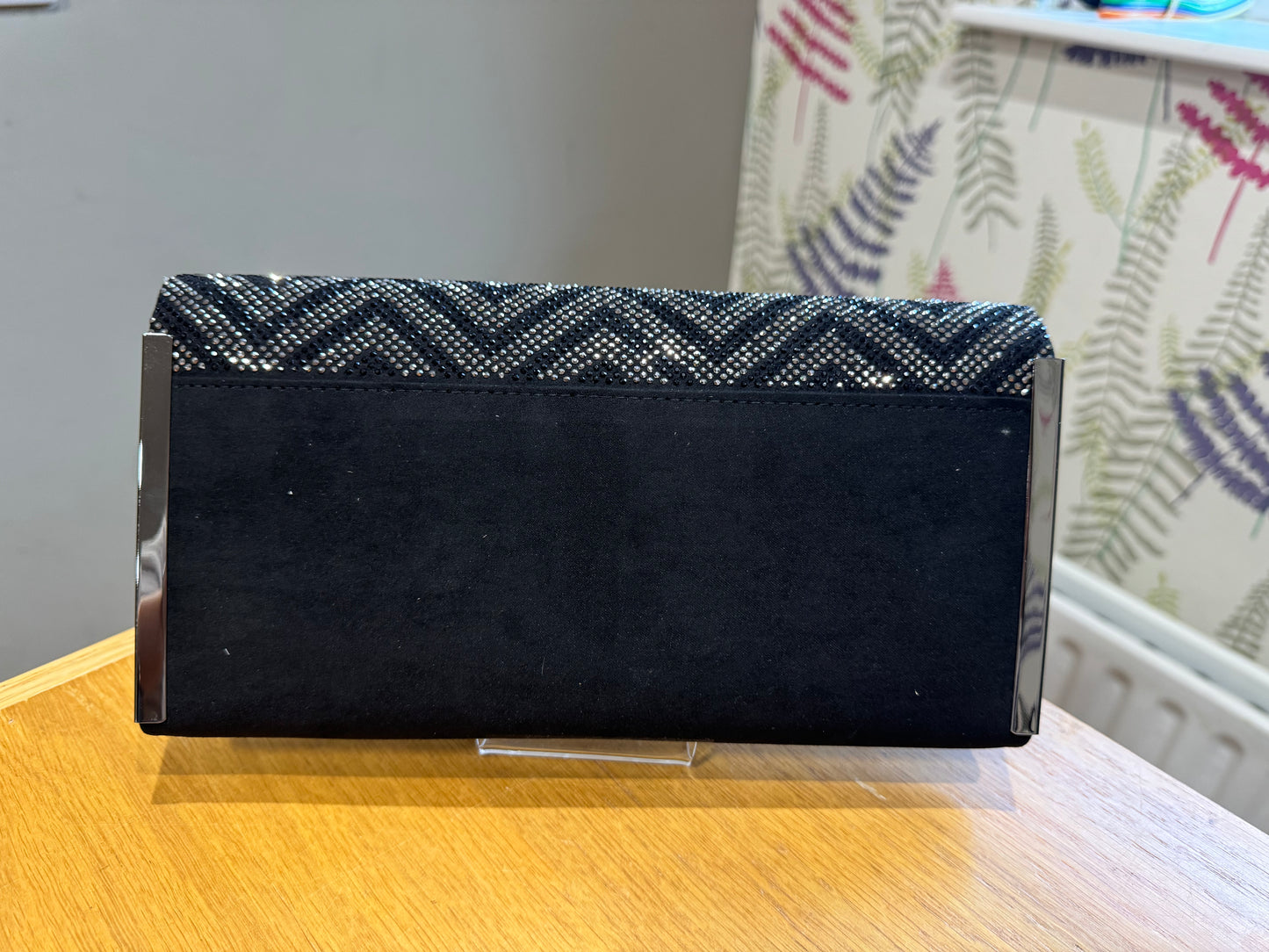 Lotus Eloise Black Clutch Bag