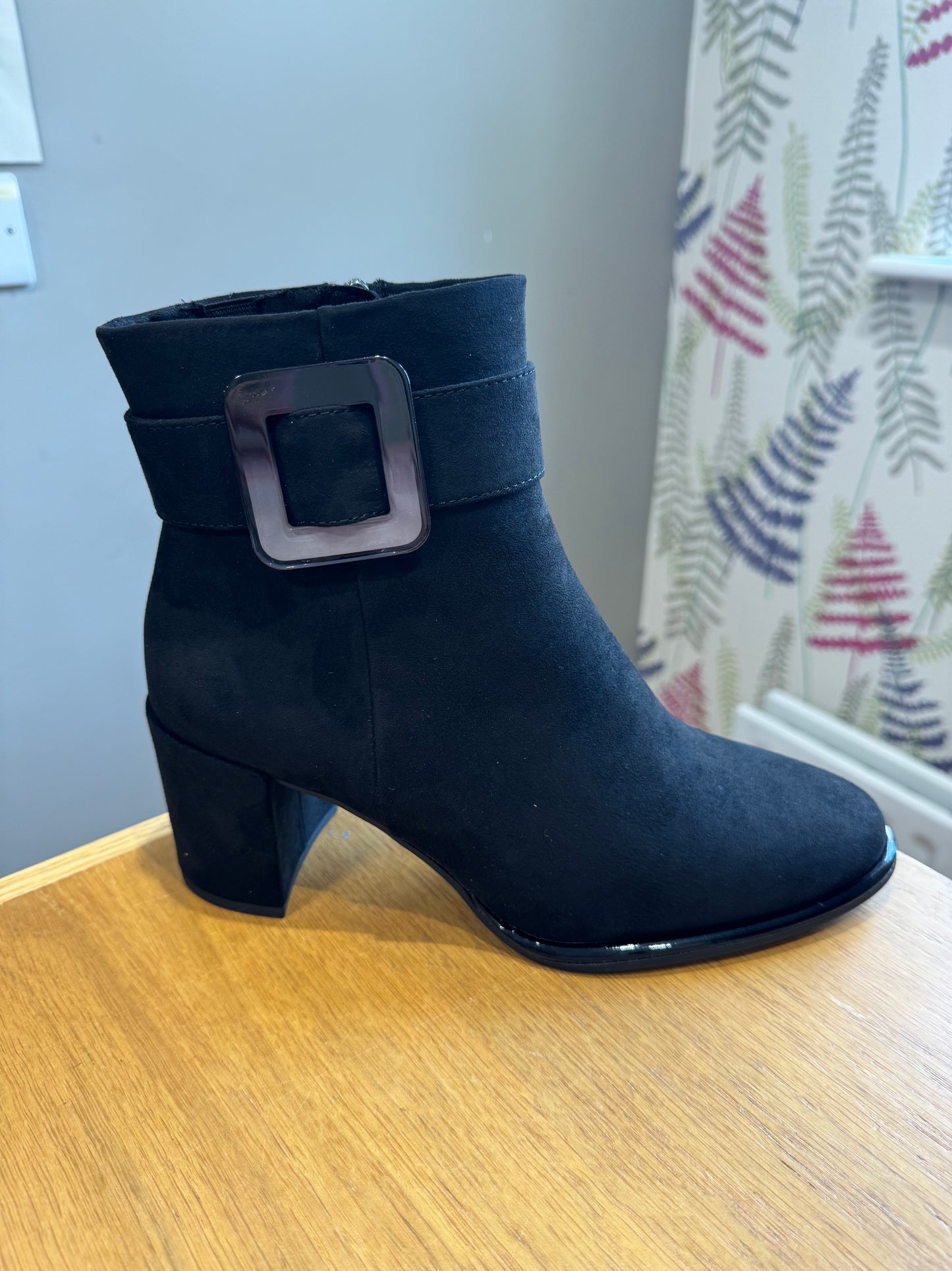 Marco Tozzi Black Buckle Boot