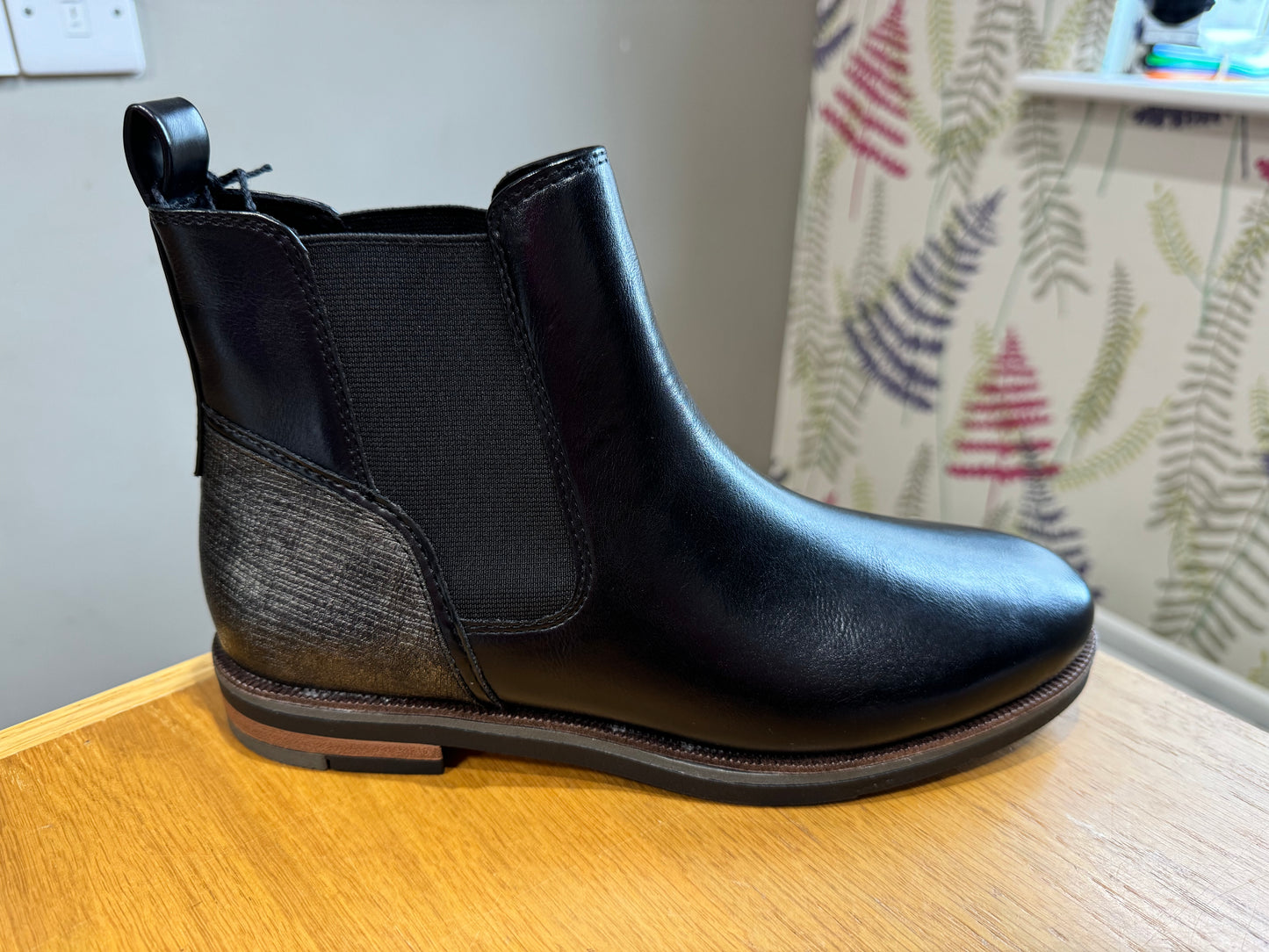 Marco Tozzi Black Chelsea Boot