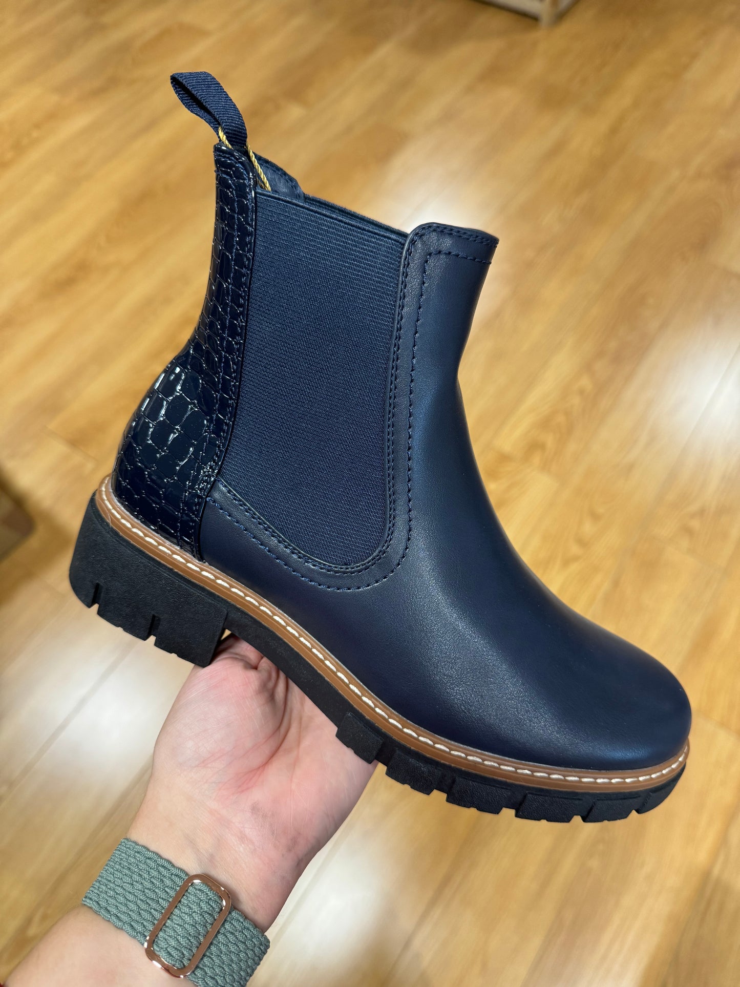 Lunar Poppins Navy Boot