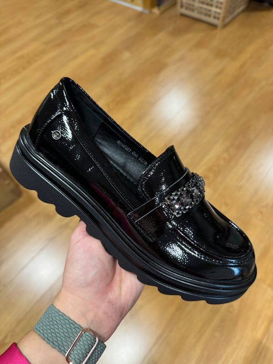 Zanni & Co Shiraoi Black Jewel Loafer