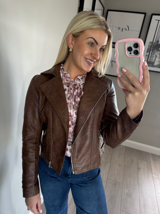 Tan Leather Jacket