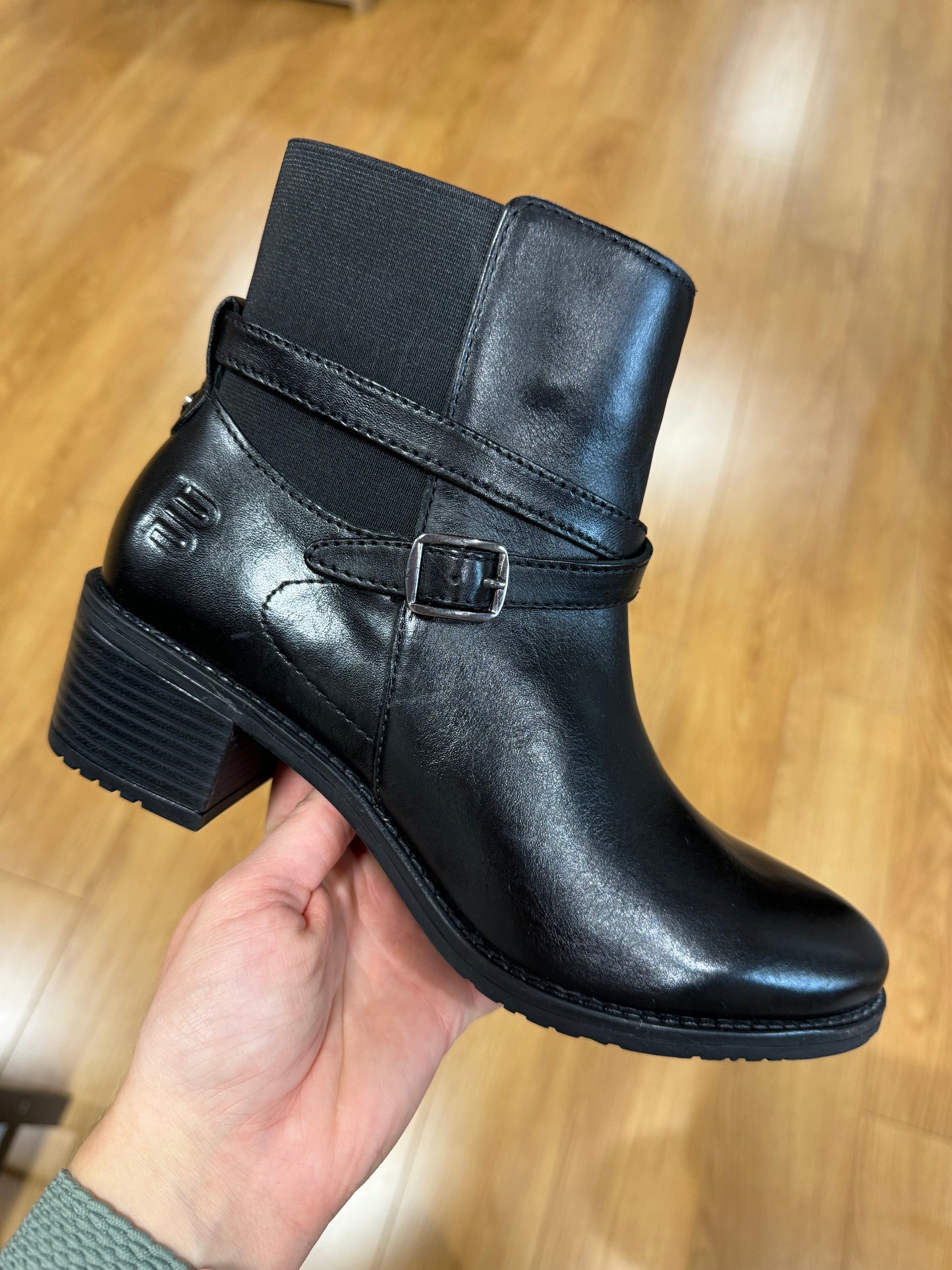 Bagatt Black Block Buckle Boot