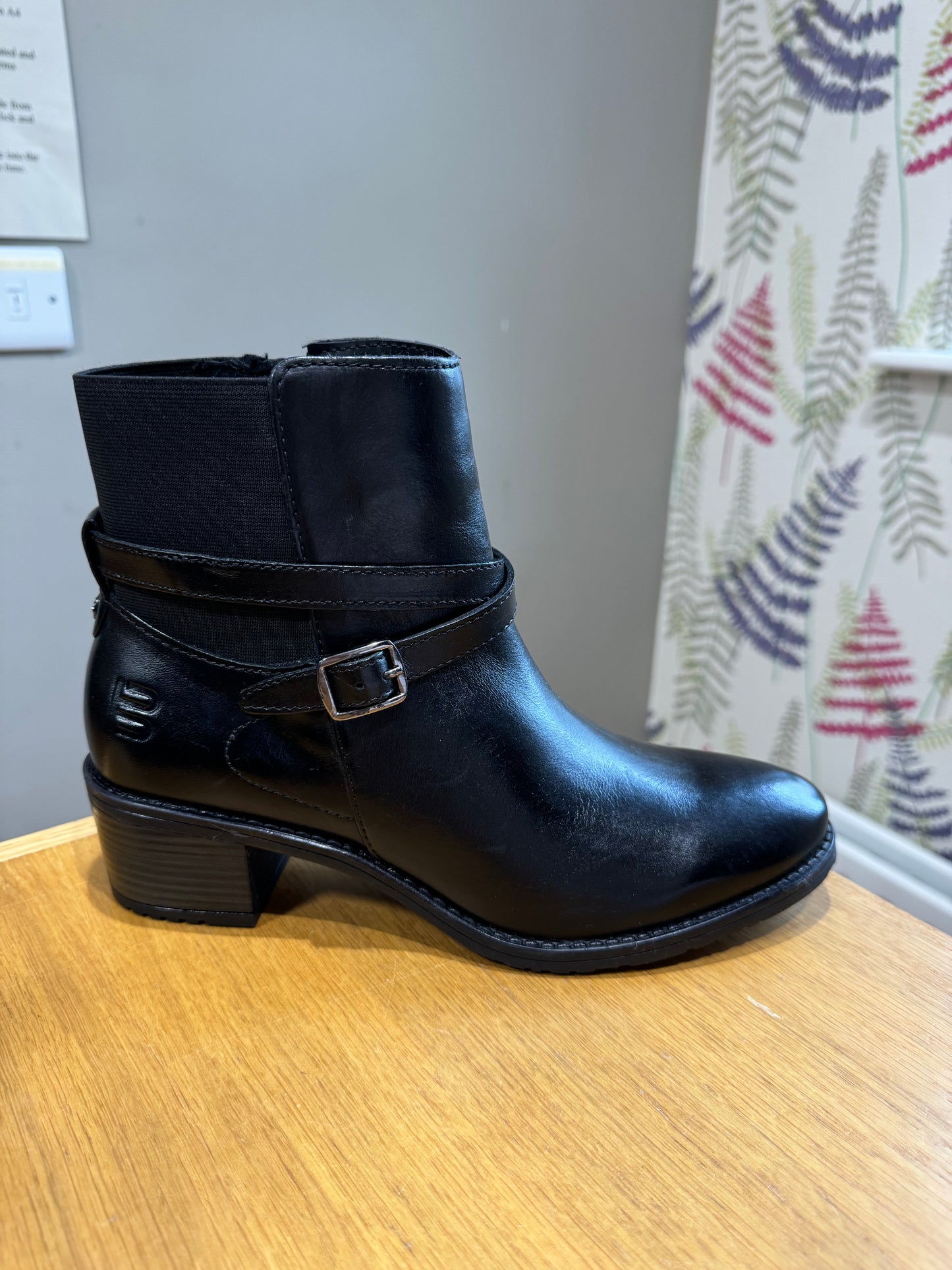 Bagatt Black Block Buckle Boot