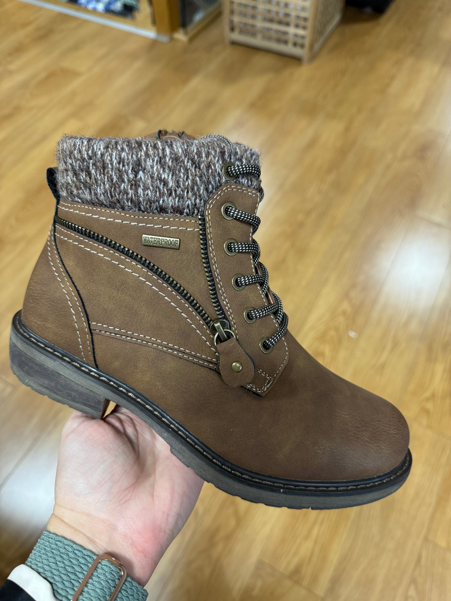 Lunar Benson Tan Waterproof Boot