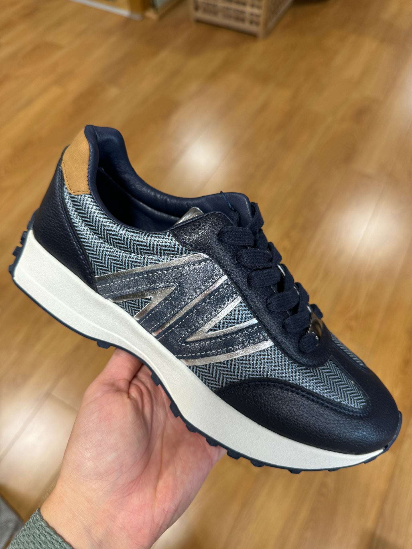 Tommy Bowe for Her Kinsey Navy Trainer