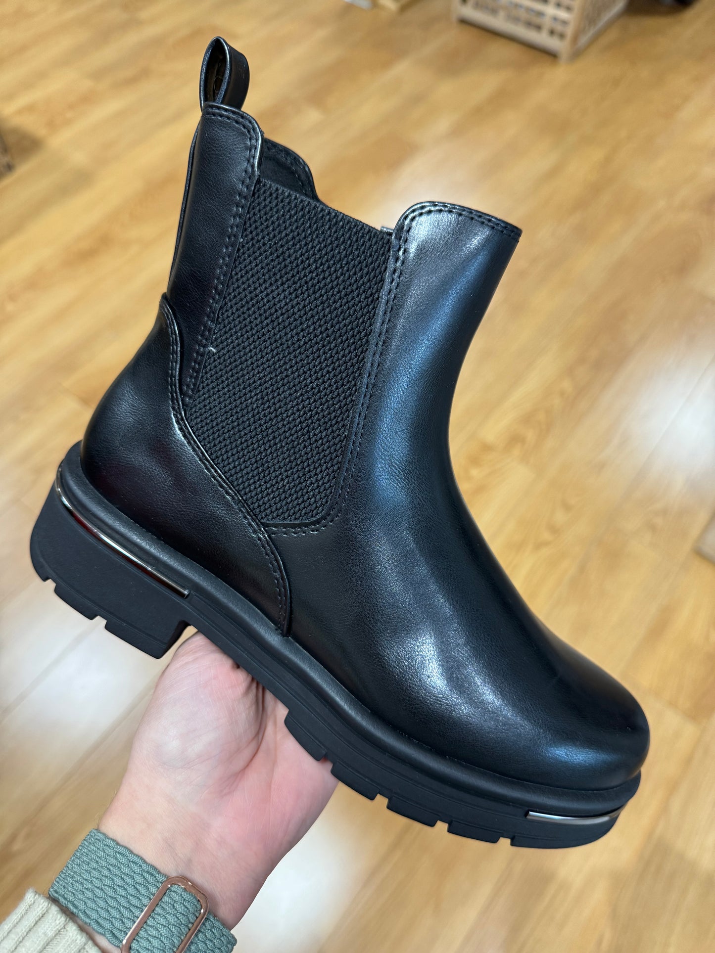 Marco Tozzi Black Trim Boot