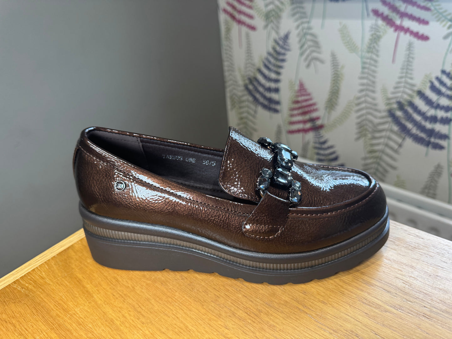 Zanni Tarsus Burnt Topaz Wedge Loafer