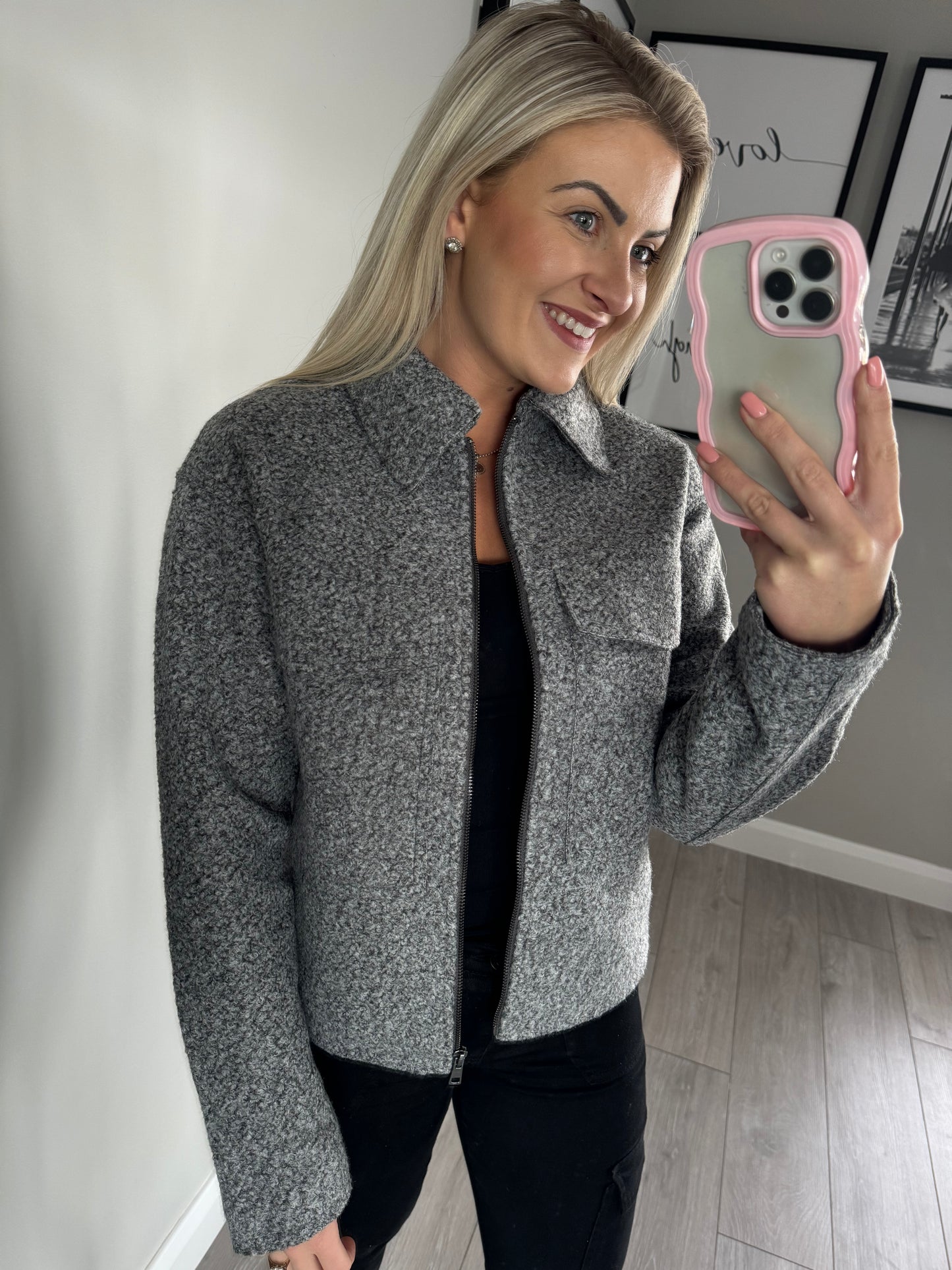 Yest Grey Marl Jacket