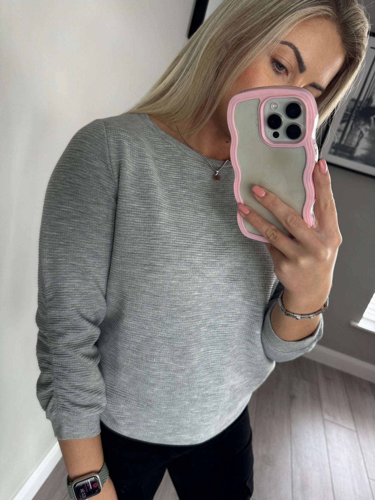 Yest Silver Shimmer Sweatshirt