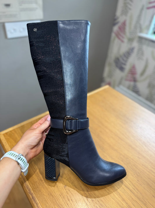 Zanni & Co Mataram Navy Knee Boot