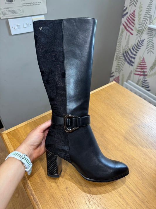 Zanni & Co Mataram Black Knee Boot