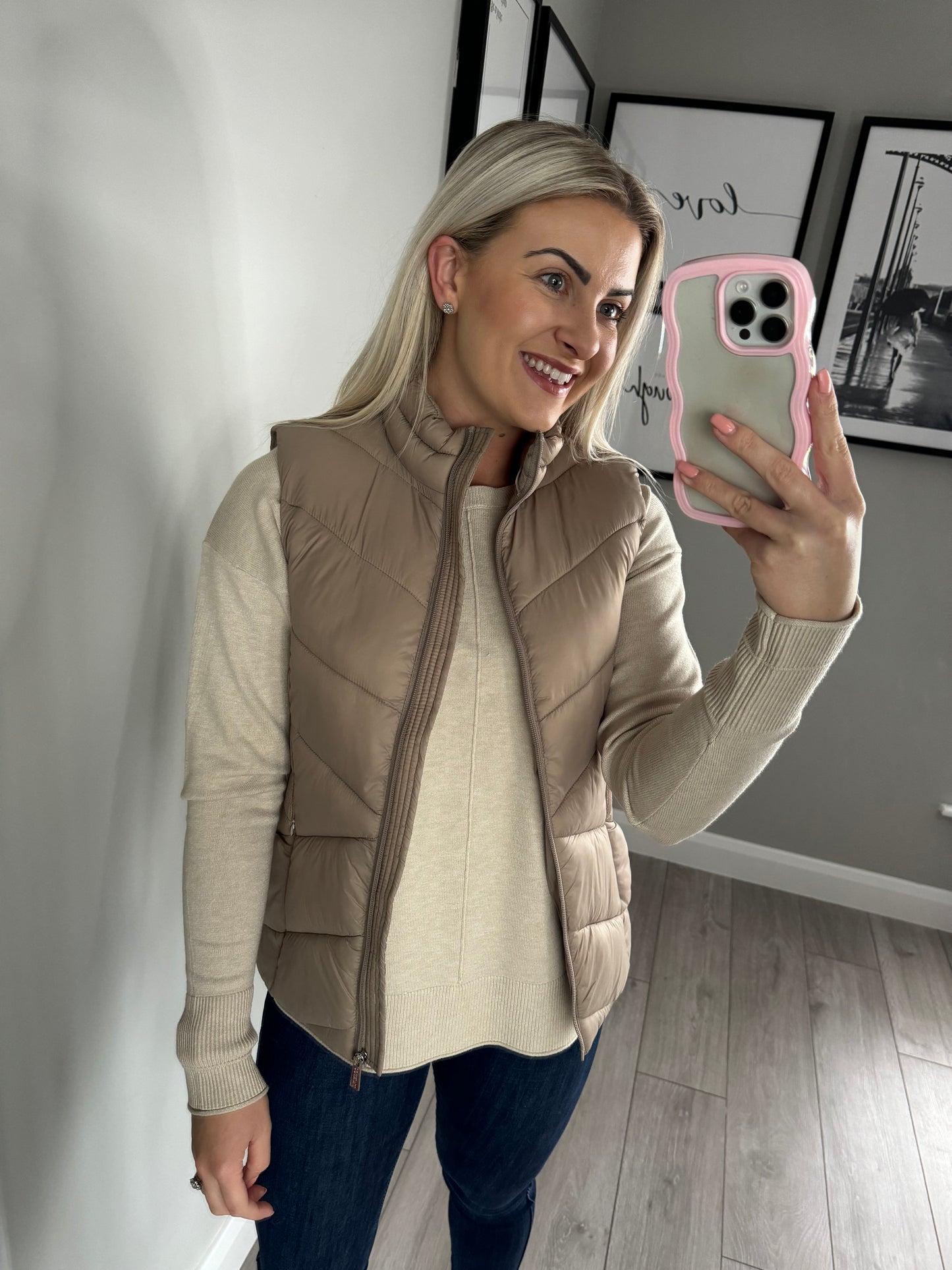 Emreco Beige Gilet