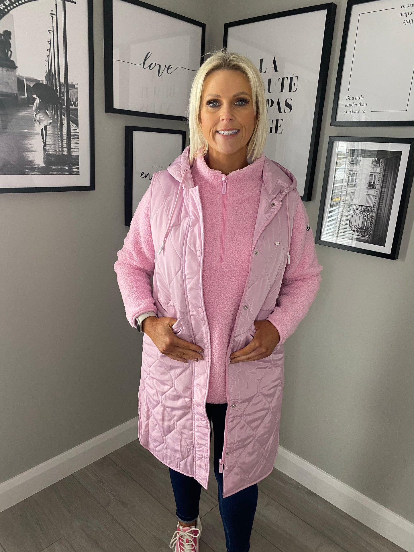 Relax & Renew Roxie Pink Gilet