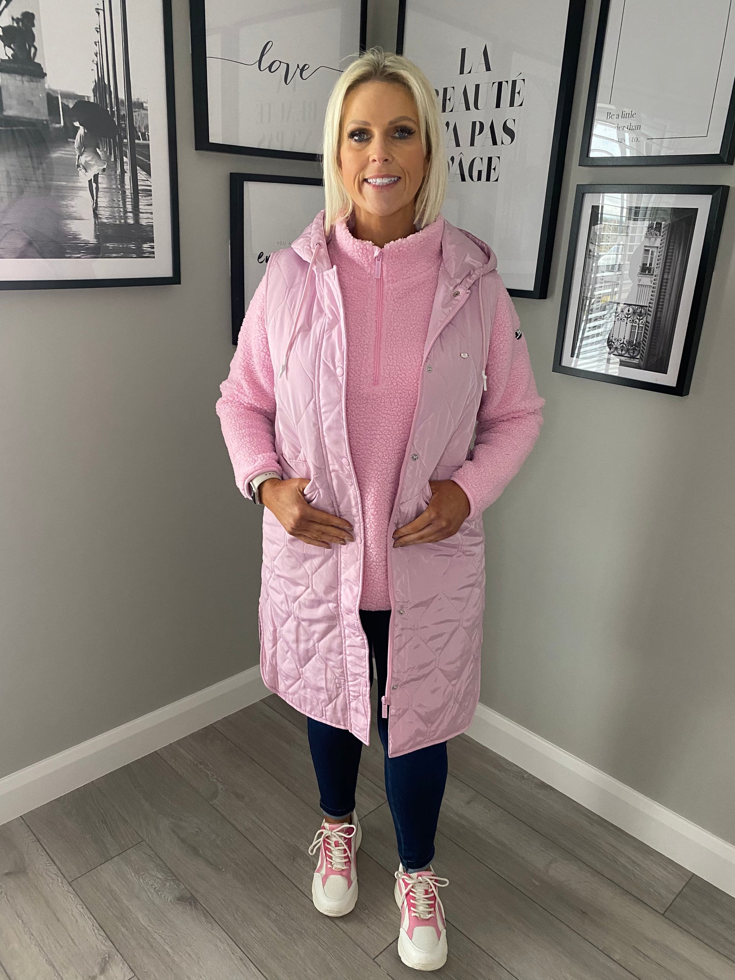 Relax & Renew Roxie Pink Gilet