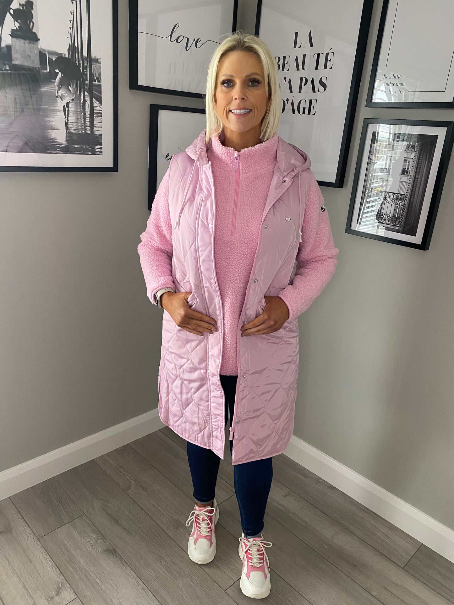 Relax & Renew Roxie Pink Gilet