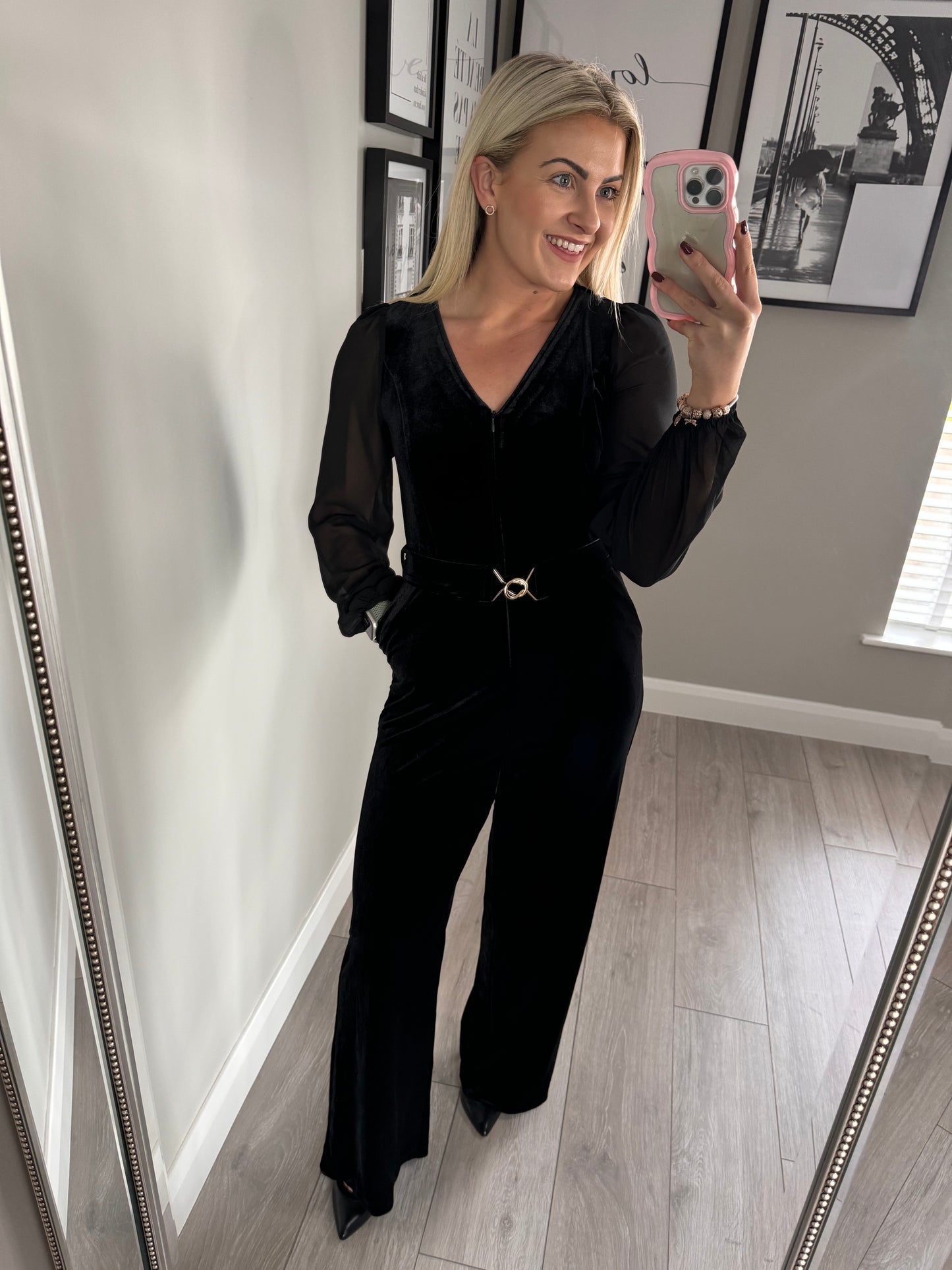 Rant & Rave Jasmine Black Jumpsuit