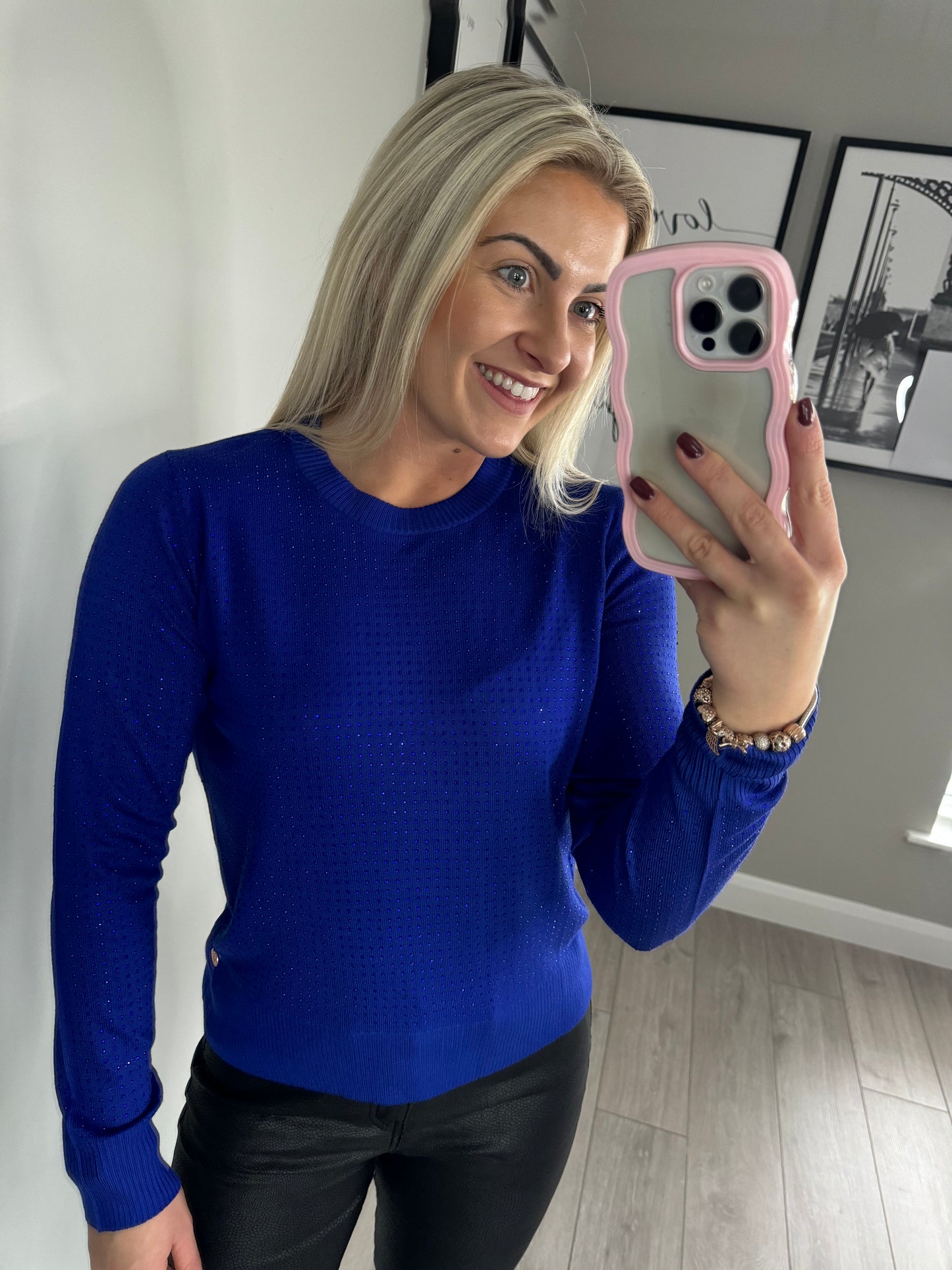 Rant & Rave Freda Cobalt Jumper