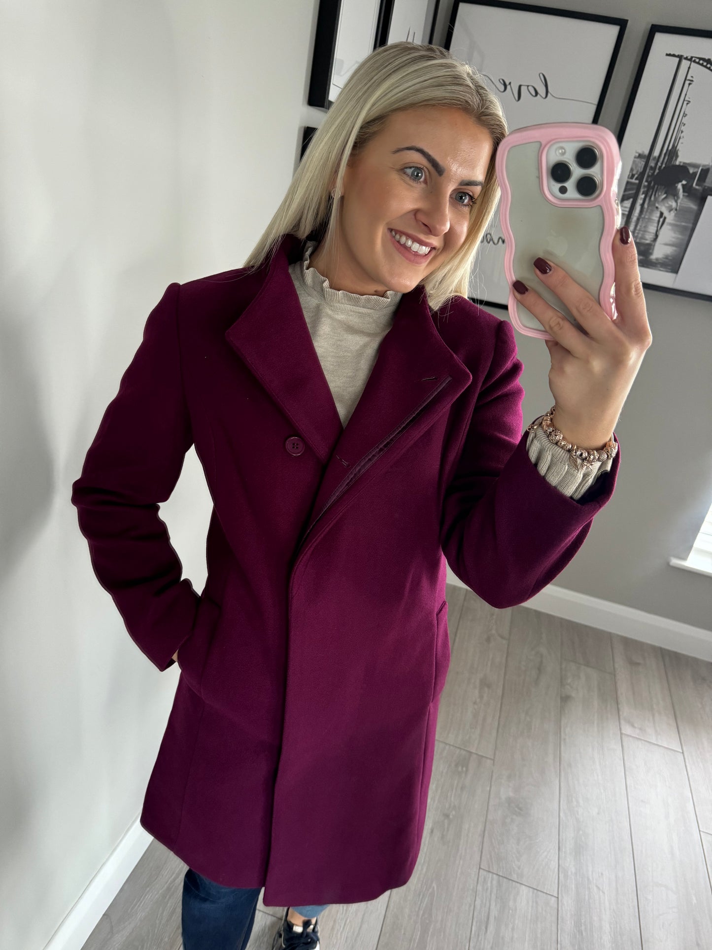 Emreco Burgundy Coat