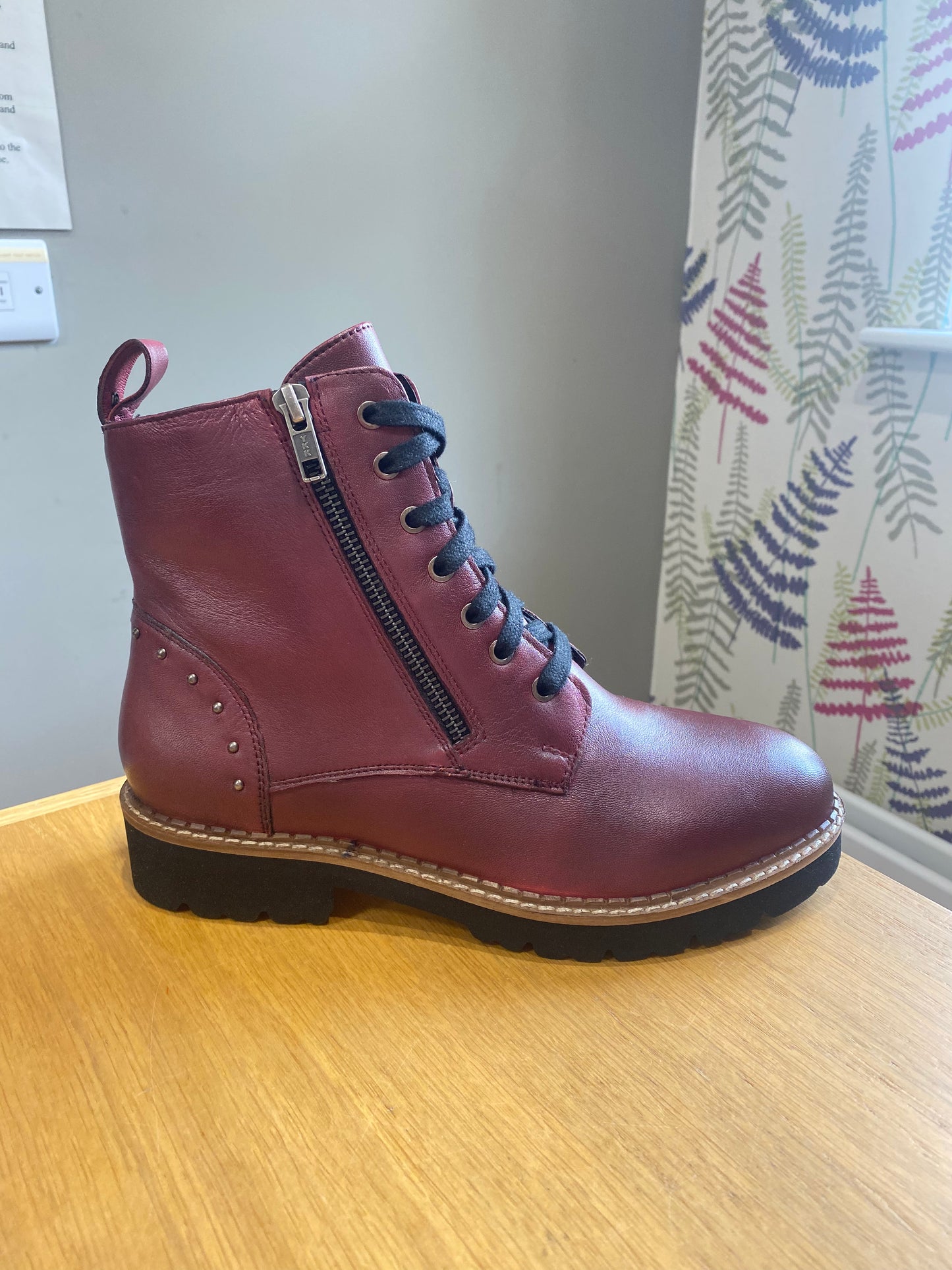 Lotus Braxton Red Leather Boot