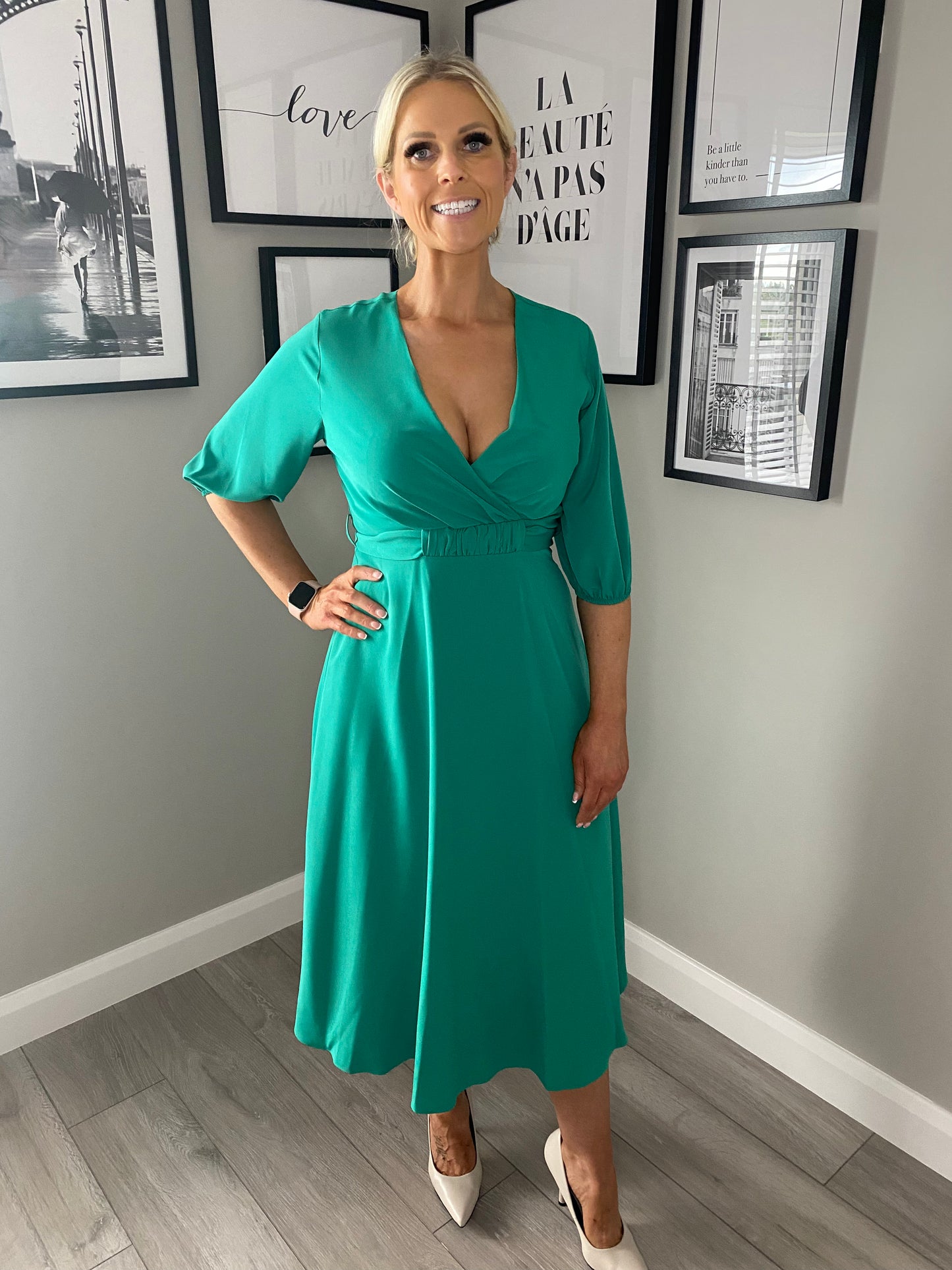 Ella Boo Aqua Green Dress