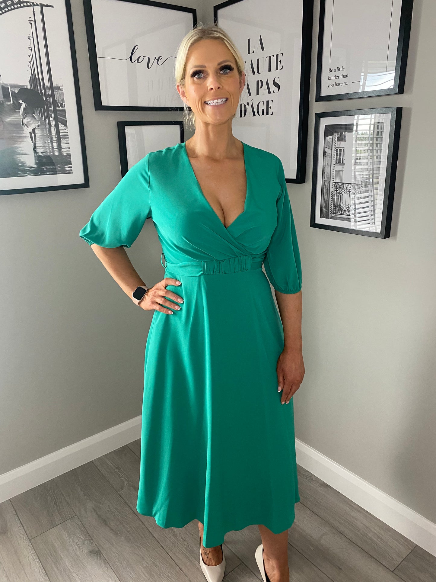 Ella Boo Aqua Green Dress