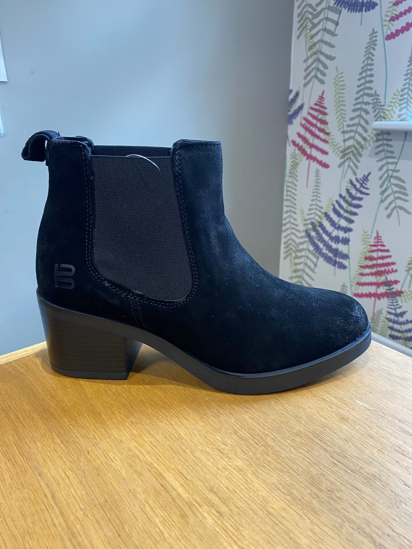 Bagatt Black Heeled Chelsea Boot