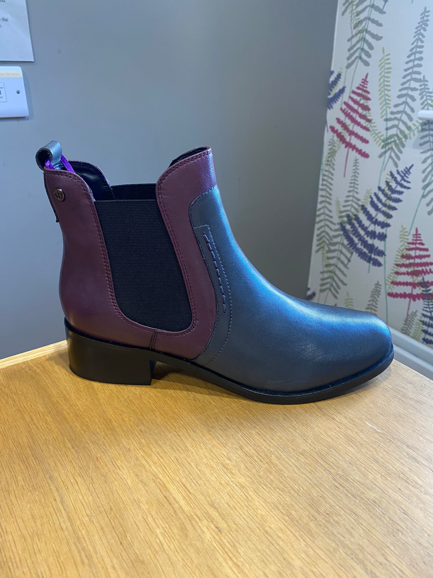 Lotus Murphy Grey/Burgundy Boot