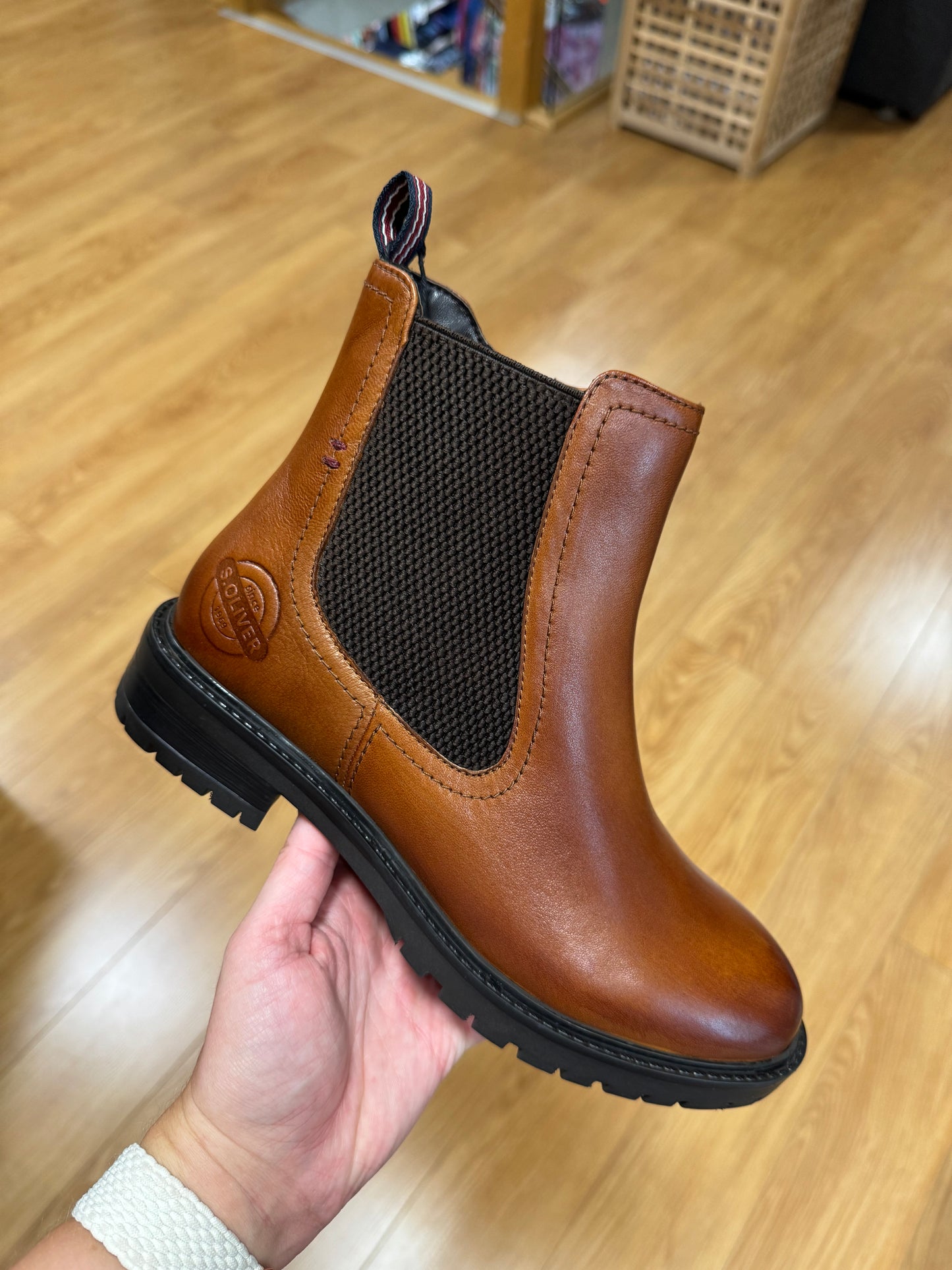 S. Oliver Tan Chelsea Boot