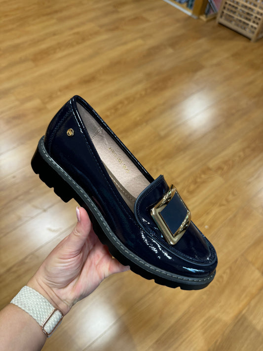 Zanni & Co Avray Navy Patent Loafer