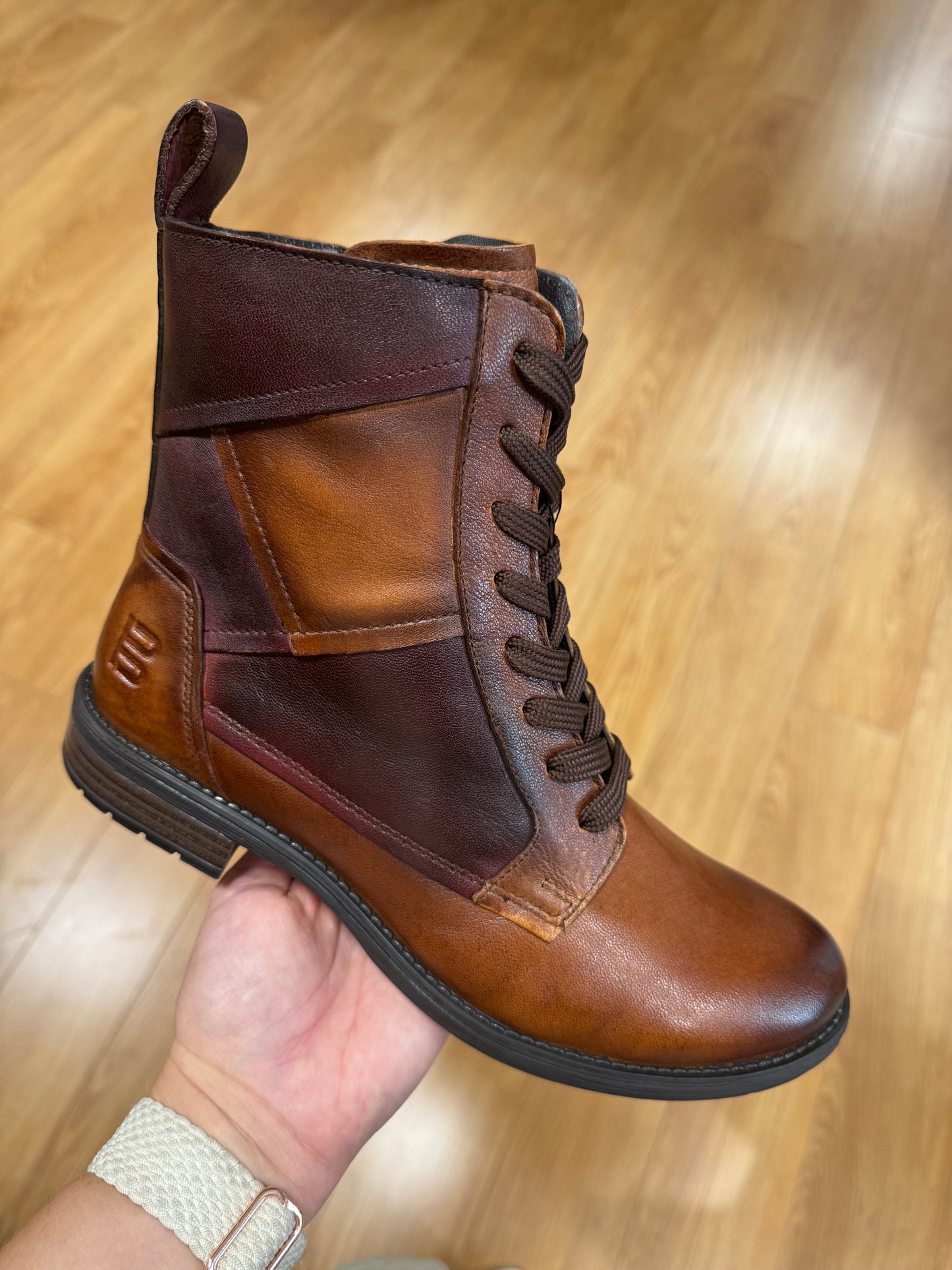 Bagatt Cognac Lace Up Boot