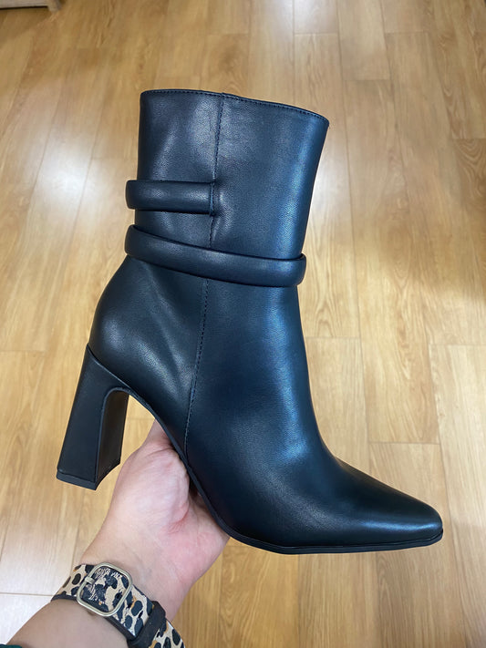 Marco Tozzi Black Heeled Boot