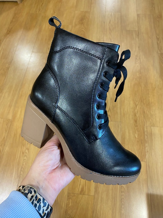 Marco Tozzi Black/Nature Boot