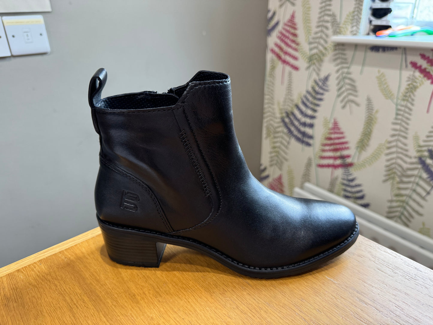 Bagatt Black Block Heeled Boot