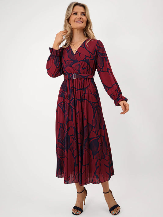 Kate & Pippa Positano Burgundy Dress