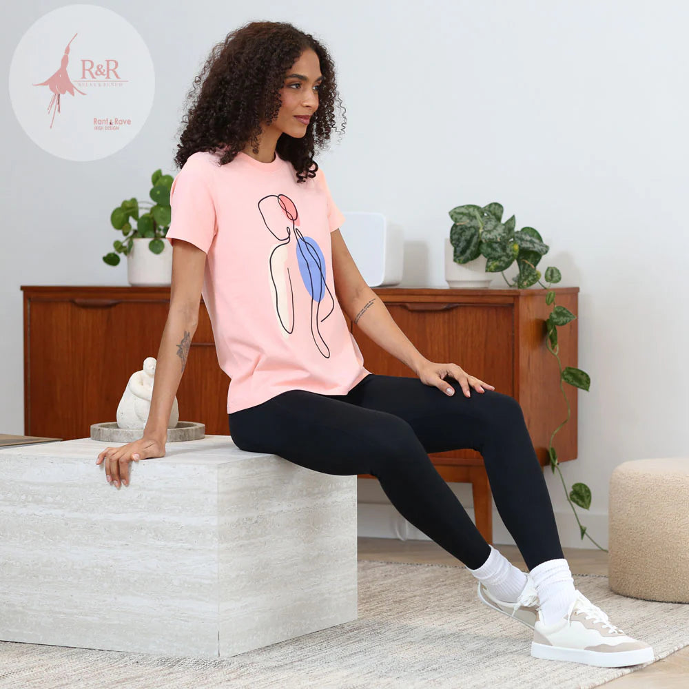 Relax & Renew Meryl Peach T-Shirt