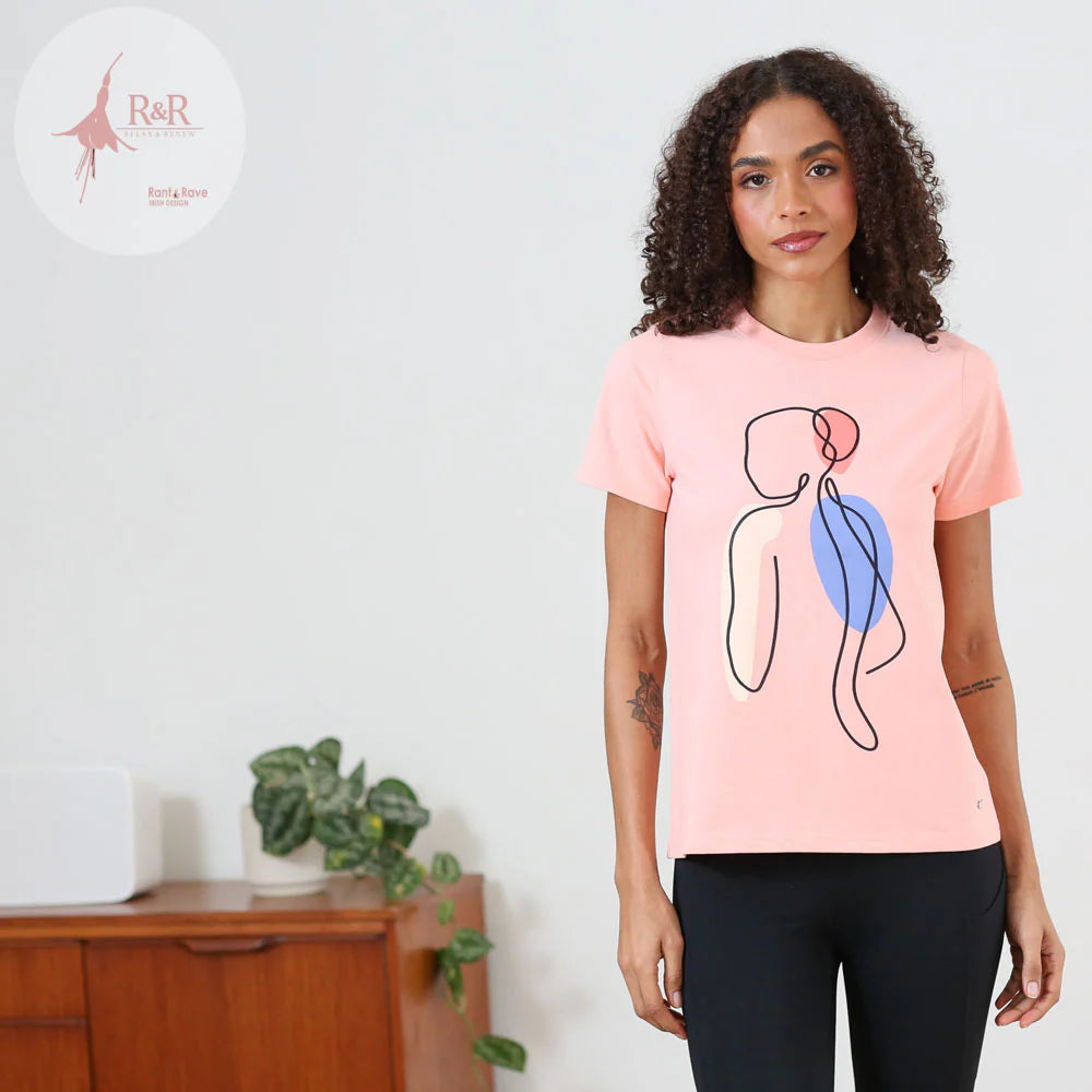 Relax & Renew Meryl Peach T-Shirt