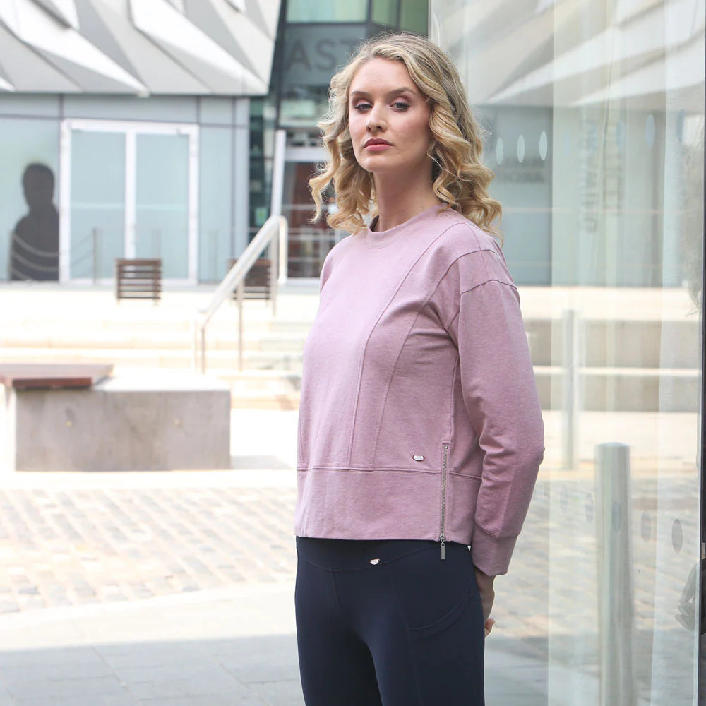 Relax & Renew Mya Pink Long Sleeve Top