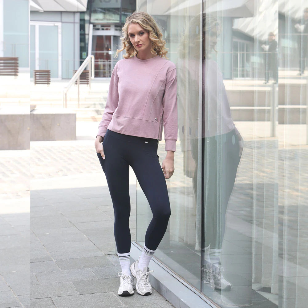 Relax & Renew Mya Pink Long Sleeve Top