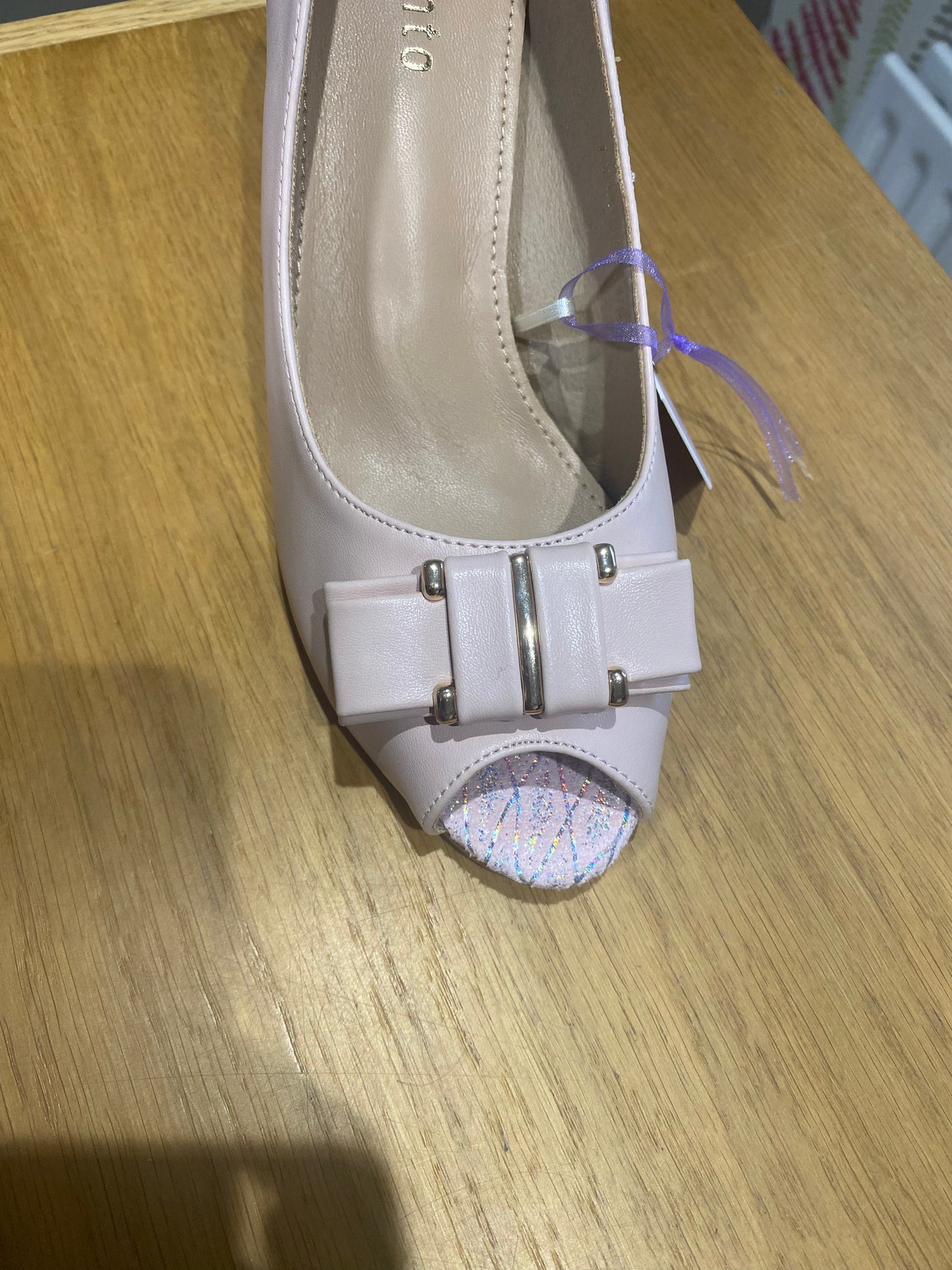 Sorento Ashbridge Blush Peep Toe