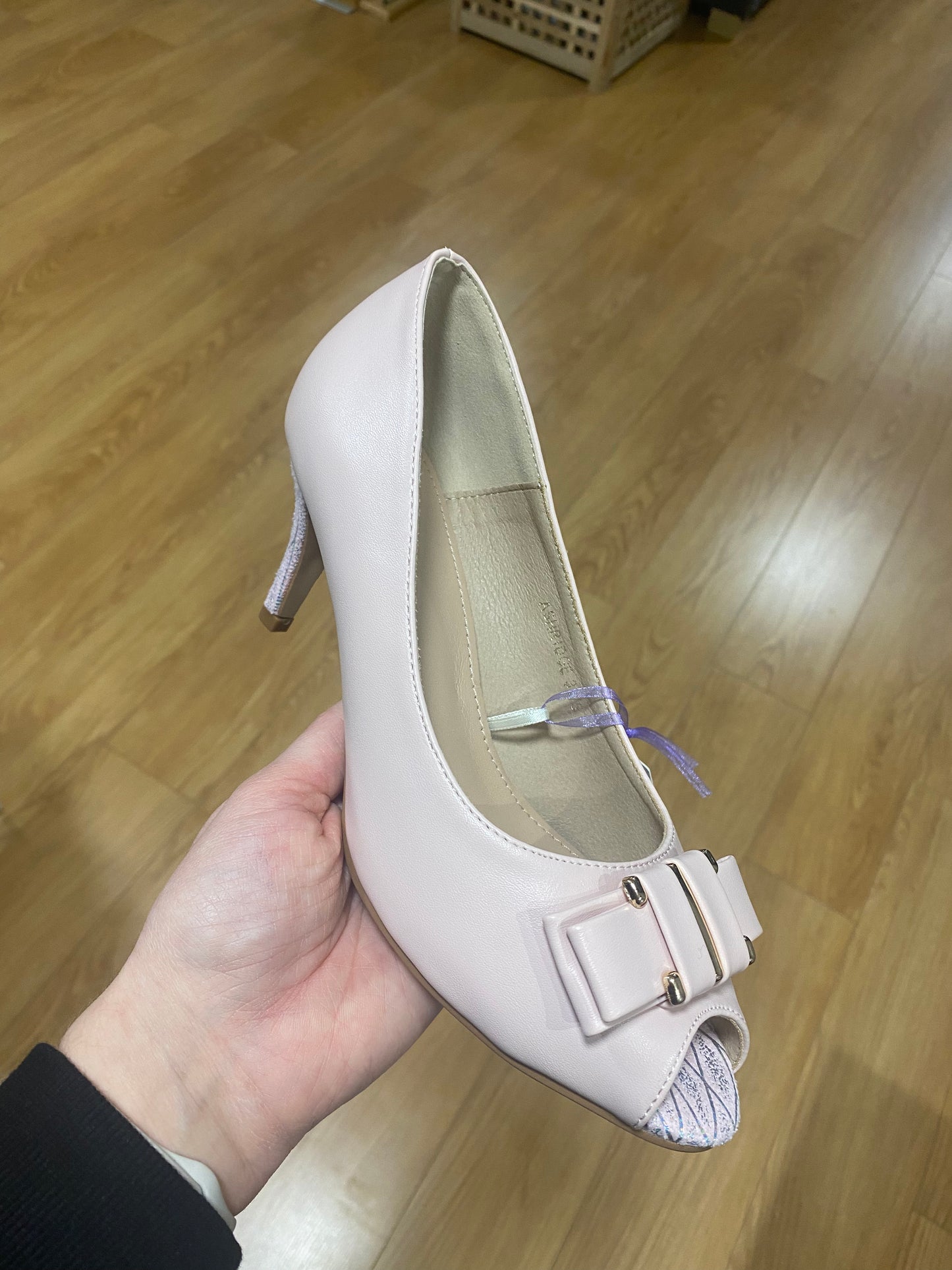 Sorento Ashbridge Blush Peep Toe